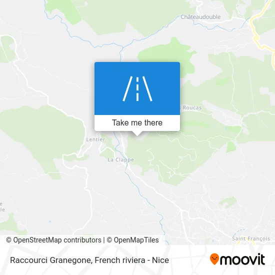 Raccourci Granegone map