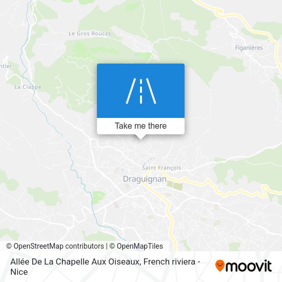 Allée De La Chapelle Aux Oiseaux map