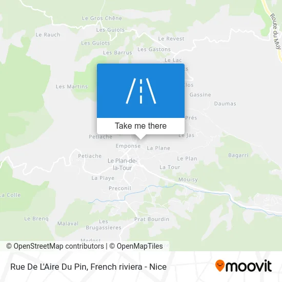 Rue De L'Aire Du Pin map