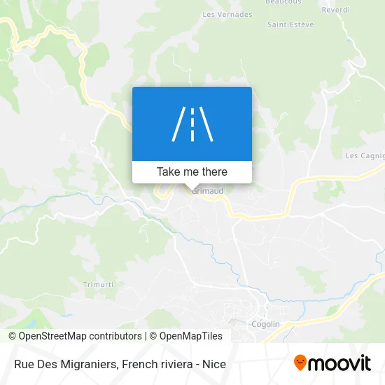 Rue Des Migraniers map