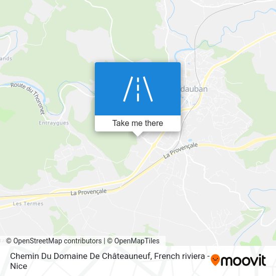 Chemin Du Domaine De Châteauneuf map