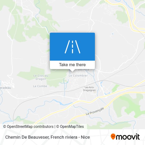 Chemin De Beauveser map