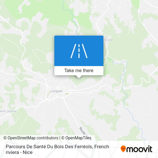 Parcours De Santé Du Bois Des Ferréols map