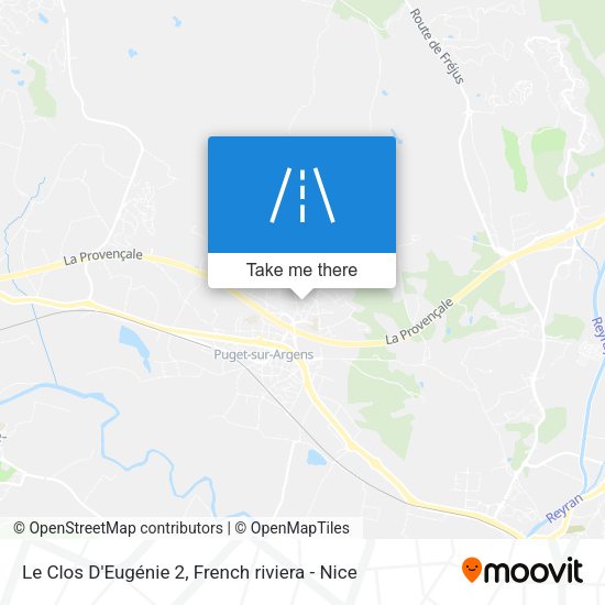 Le Clos D'Eugénie 2 map