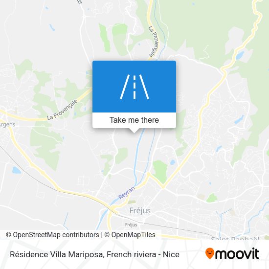 Résidence Villa Mariposa map