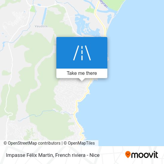 Impasse Félix Martin map