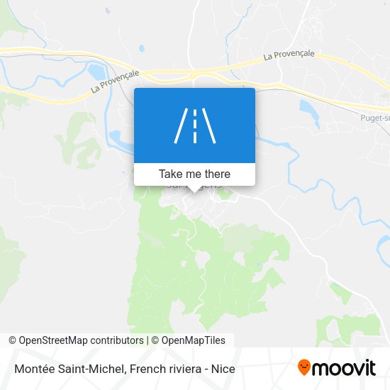 Montée Saint-Michel map