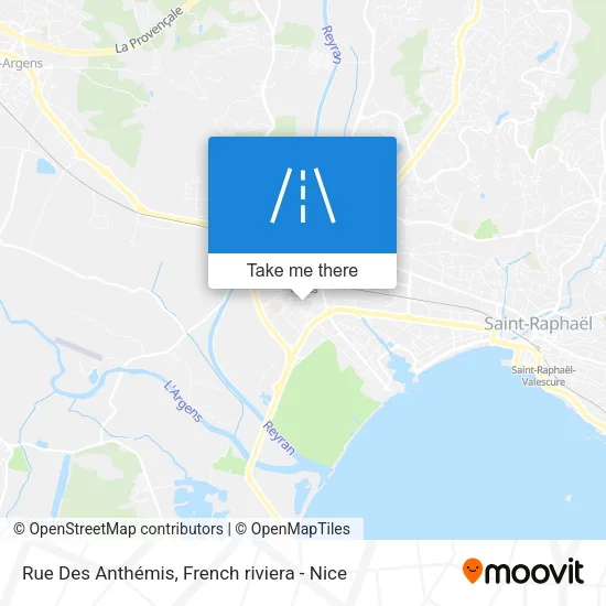 Rue Des Anthémis map