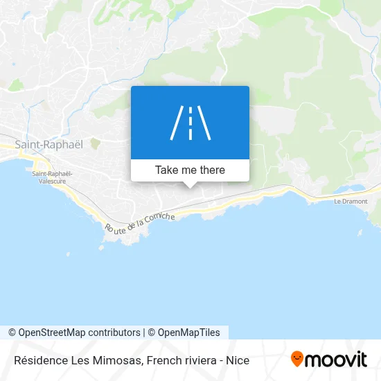 Résidence Les Mimosas map