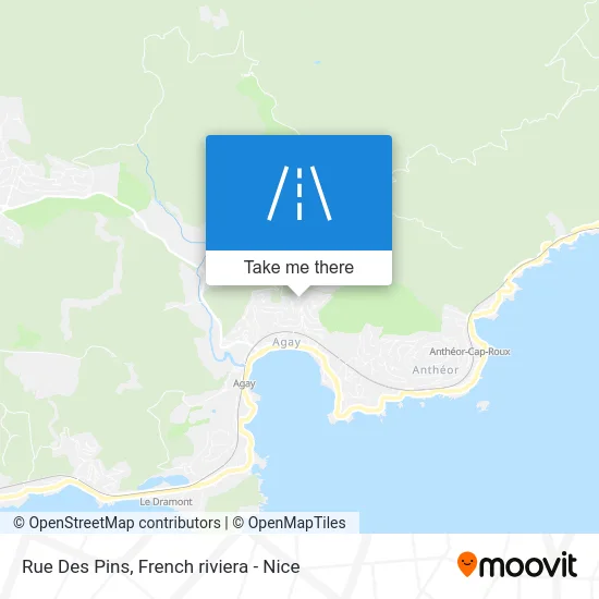 Rue Des Pins map
