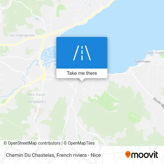 Chemin Du Chastelas map