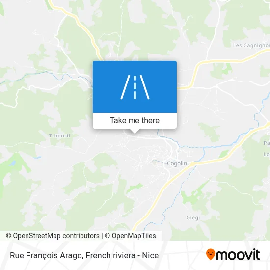 Rue François Arago map