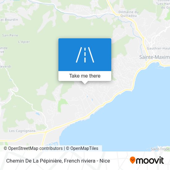 Chemin De La Pépinière map