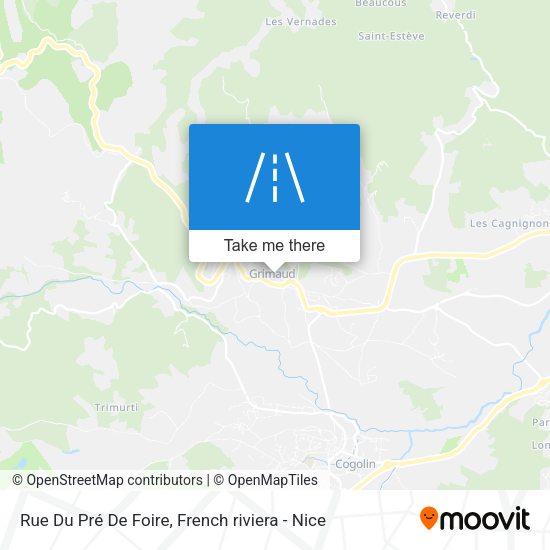 Rue Du Pré De Foire map