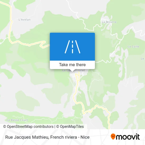 Mapa Rue Jacques Mathieu