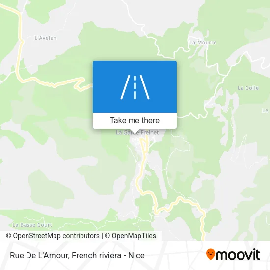 Rue De L'Amour map