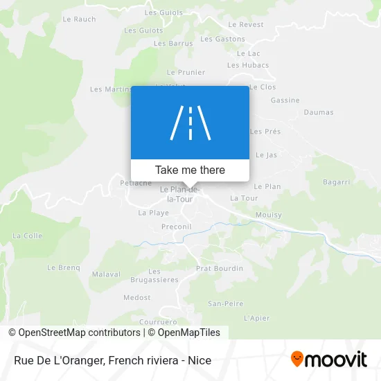 Rue De L'Oranger map