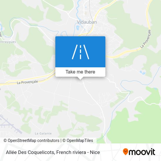 Allée Des Coquelicots map