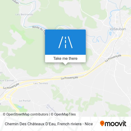 Chemin Des Châteaux D'Eau map
