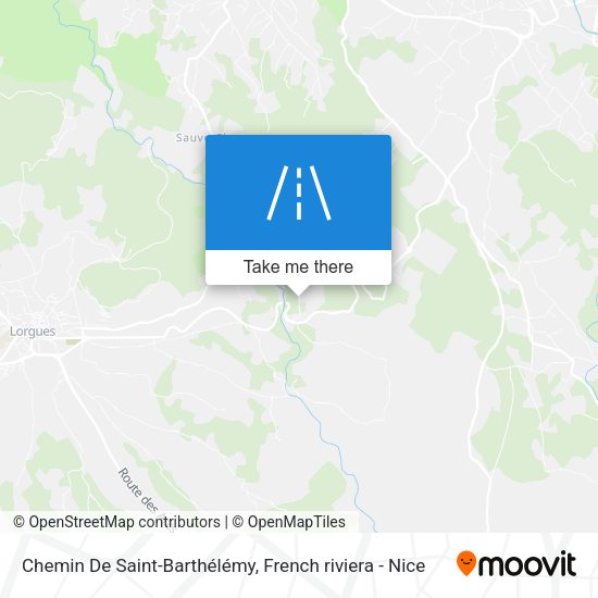 Chemin De Saint-Barthélémy map
