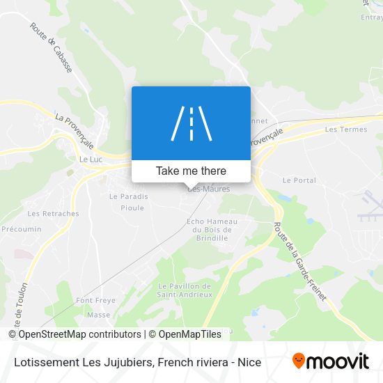 Lotissement Les Jujubiers map