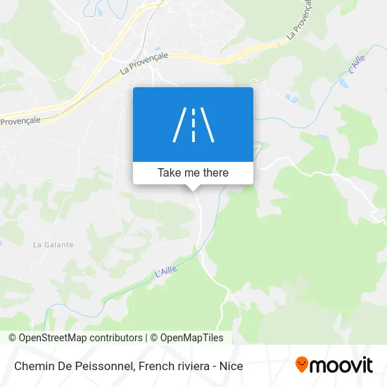 Chemin De Peissonnel map
