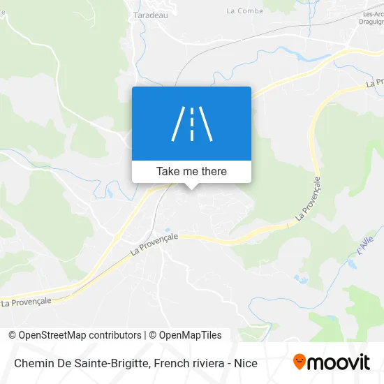 Chemin De Sainte-Brigitte map