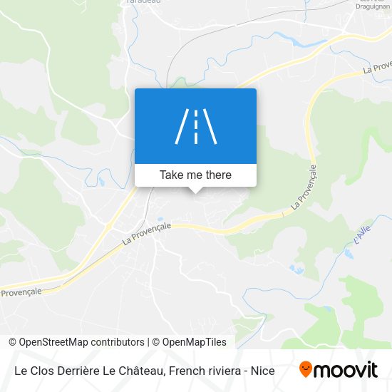 Le Clos Derrière Le Château map