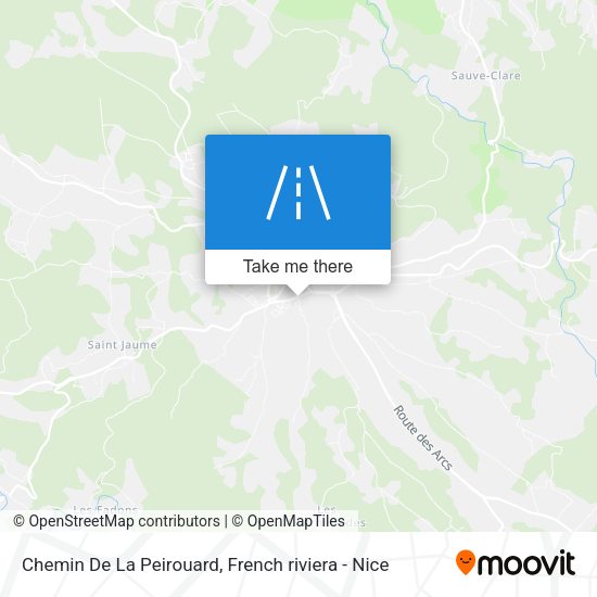 Chemin De La Peirouard map