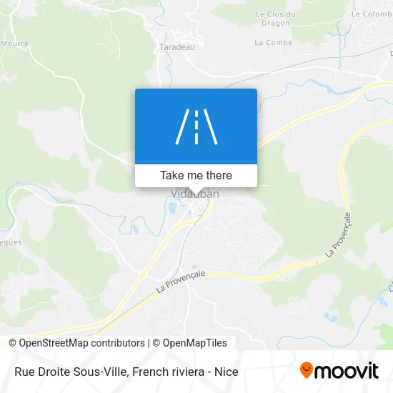 Rue Droite Sous-Ville map