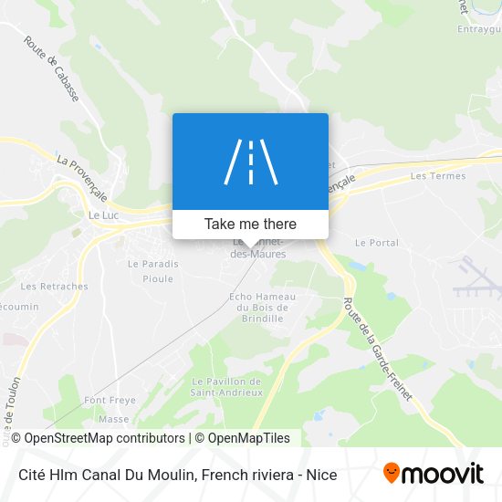 Cité Hlm Canal Du Moulin map