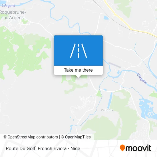 Route Du Golf map