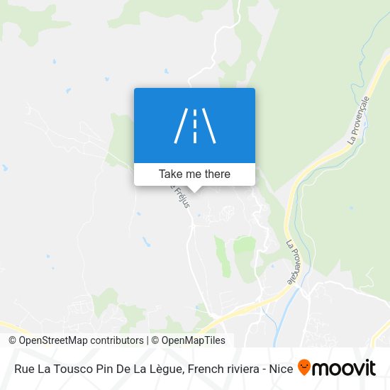 Rue La Tousco Pin De La Lègue map