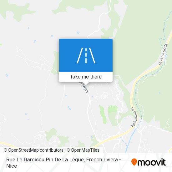Rue Le Damiseu Pin De La Lègue map