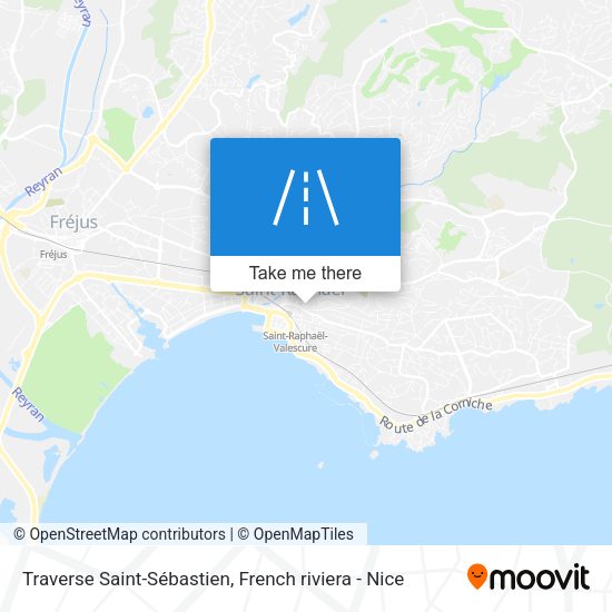 Traverse Saint-Sébastien map