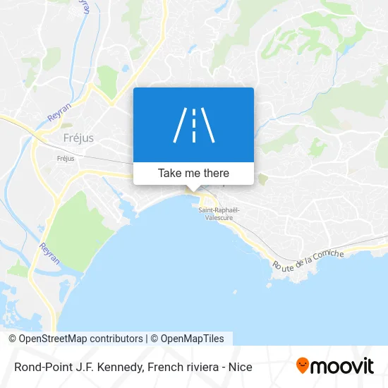 Mapa Rond-Point J.F. Kennedy