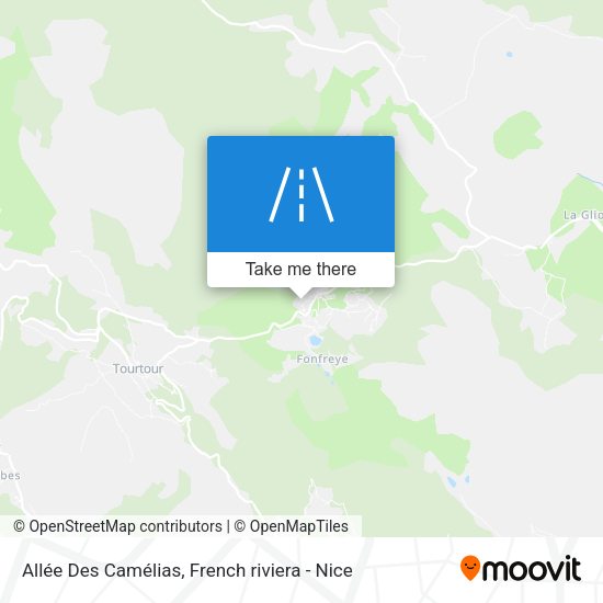 Allée Des Camélias map