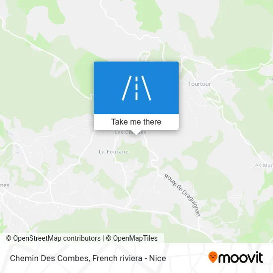 Chemin Des Combes map
