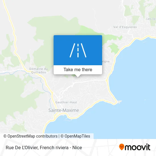 Rue De L'Olivier map