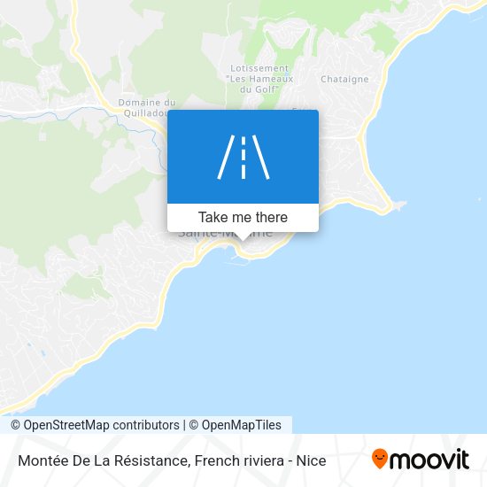 Montée De La Résistance map