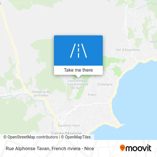 Mapa Rue Alphonse Tavan