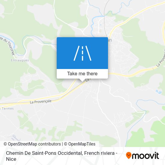 Chemin De Saint-Pons Occidental map