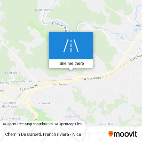 Chemin De Barueti map