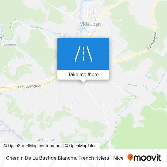 Chemin De La Bastide Blanche map