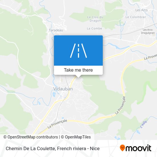 Chemin De La Coulette map