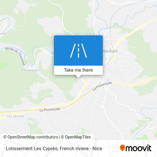 Lotissement Les Cyprès map
