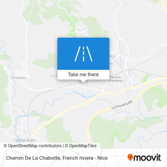 Chemin De La Chabotte map