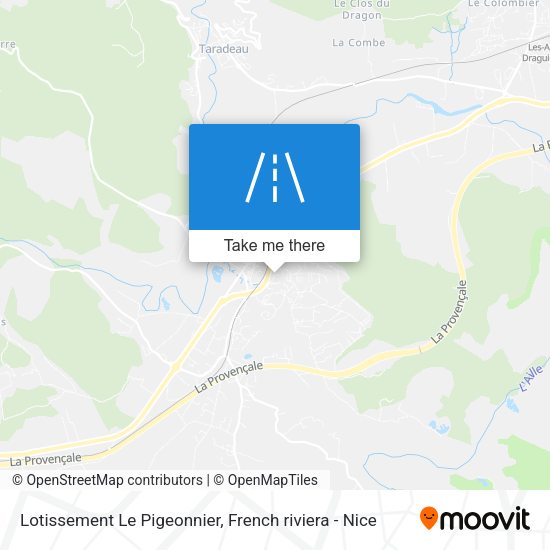 Lotissement Le Pigeonnier map