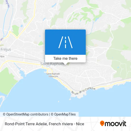 Rond-Point Terre Adelie map