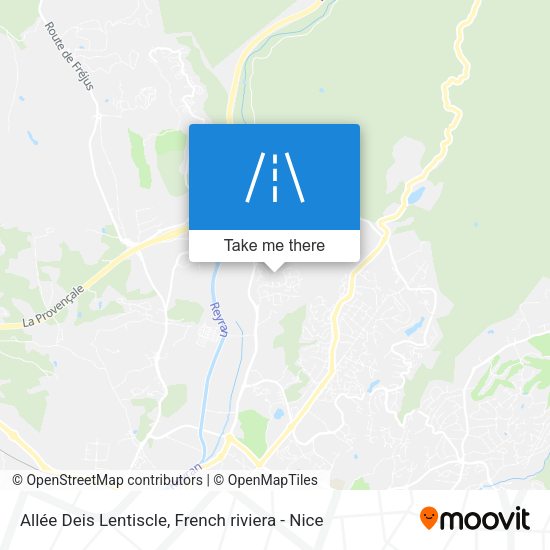Allée Deis Lentiscle map